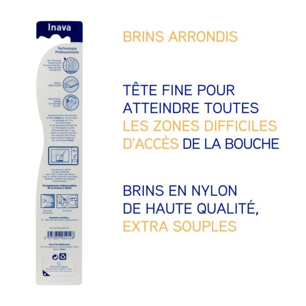 Inava Chirurgicale 15/100 - brosse à dents extra souple 1 u