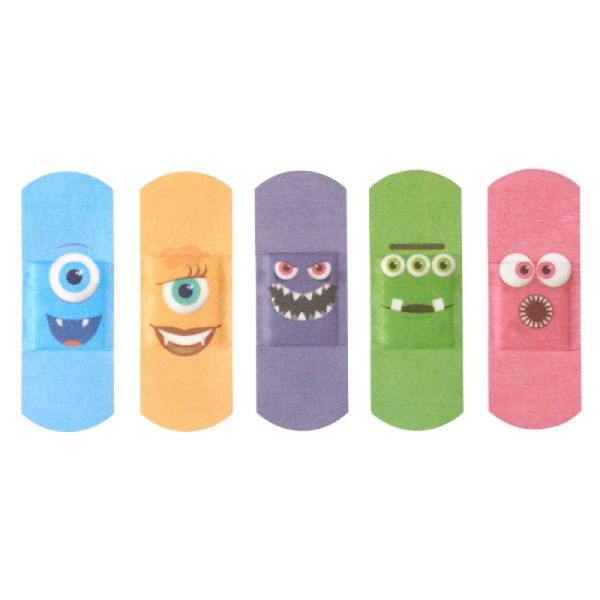 Nexcare Happy Kid Monster Pansements 20 unités