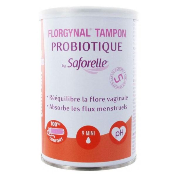 Florgynal tampons avec applicateur mini boite de 10