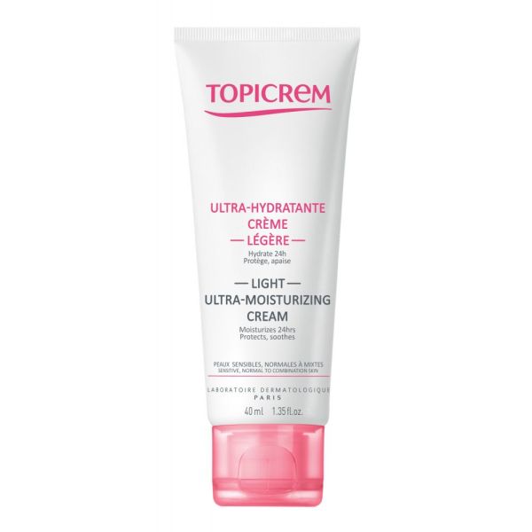 Topicrem Ultra-hydratante crème légère visage x 40 ml