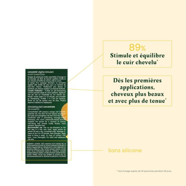 Complexe 5 - Concentré végétal stimulant aux huiles essentielles chaudes - soin cuir chevelu 50 ml