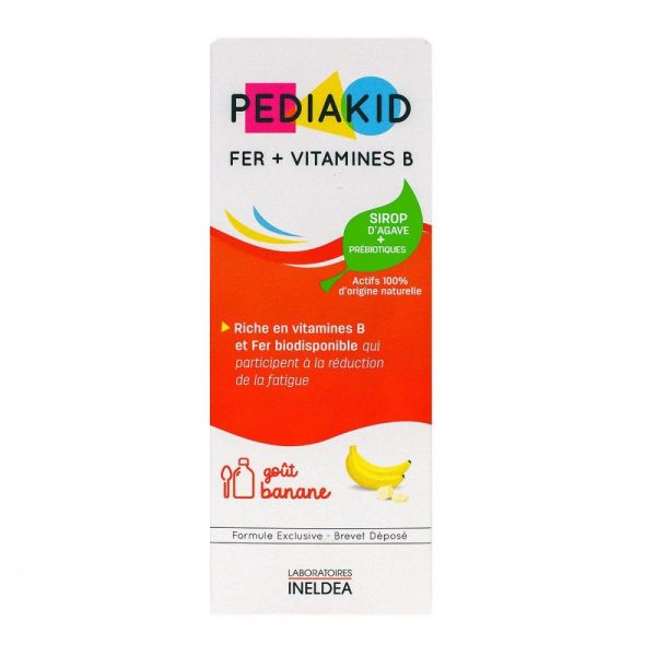 Pediakid Fer +Vitamine B sirop 125ml