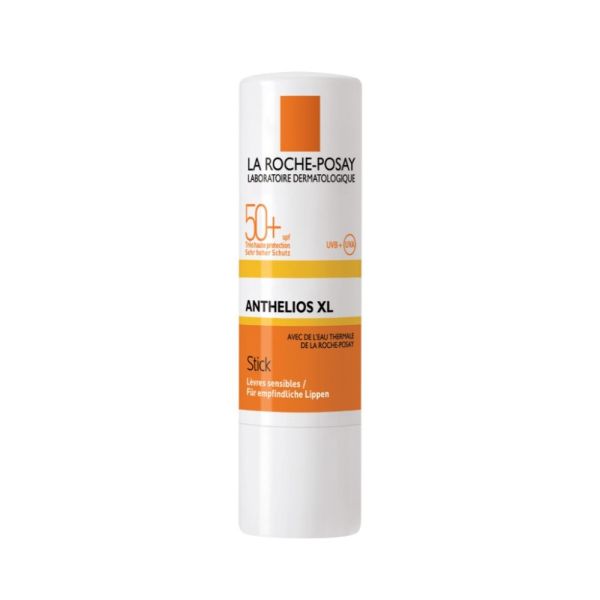 Anthelios Crème Solaire en Stick Lèvres Visage SPF50+ Avec Parfum 4,7ml