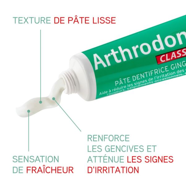 Arthrodont Classic - dentifrice gencives irritées 75 ml