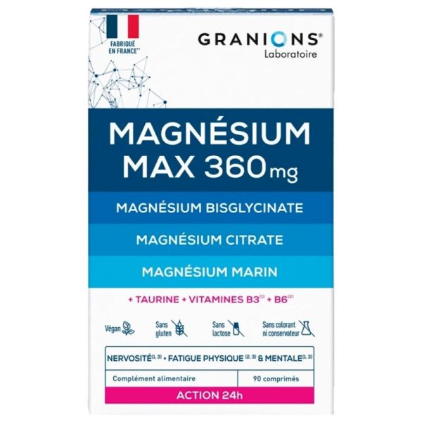 Magnesium Max 360Mg - 90 Comprimés