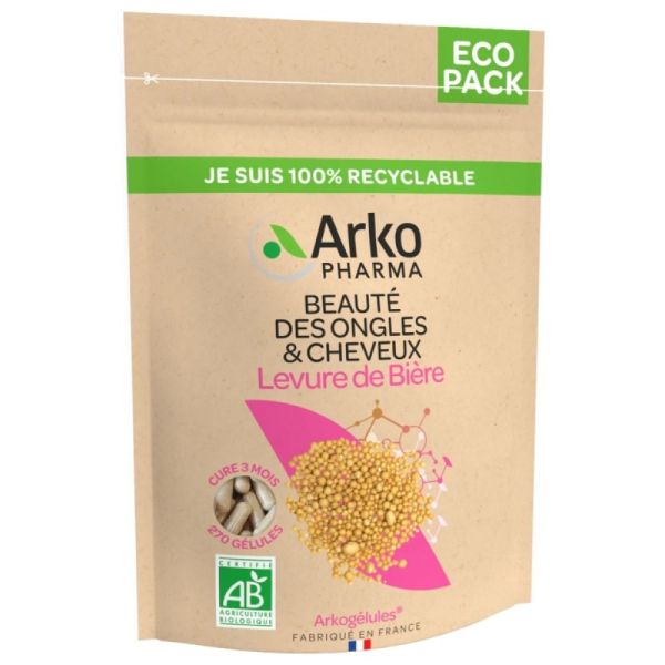 Arkogélules Levure de Bière Bio Ecopack - 270 gélules