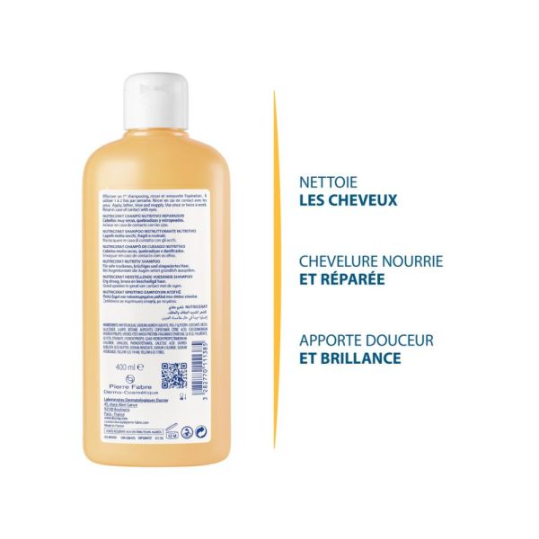 Nutricérat - Shampooing réparateur nutritif cheveux secs fragiles et cassants 400 ml
