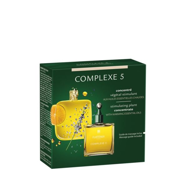 Complexe 5 - Concentré végétal stimulant aux huiles essentielles chaudes - soin cuir chevelu 50 ml