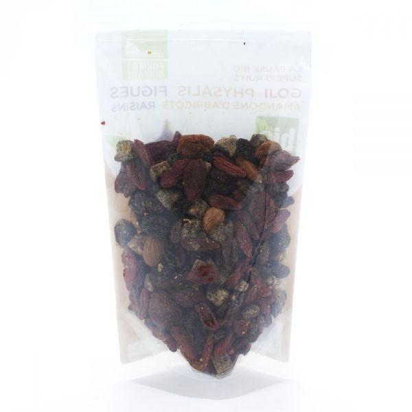 Goji Physalis Figues Amandons d'abricots Raisins Bio - 100g