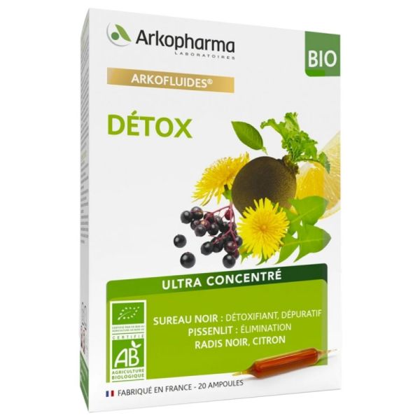 Arkofluide Detox 10mL- 20 Ampoules