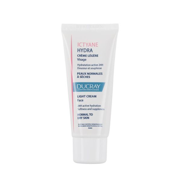 Ictyane hydra - Crème légère hydratante peau sèche visage 40 ml