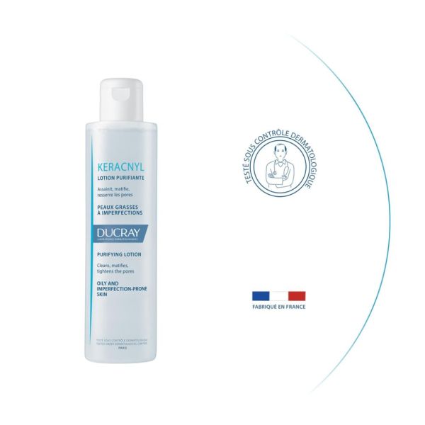 Keracnyl - Lotion purifiante anti-imperfections peaux grasses à tendance acnéique 200 ml