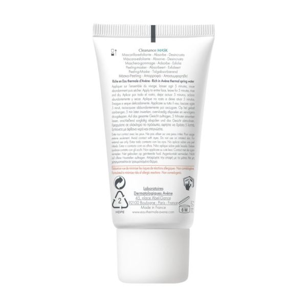 Cleanance MASK Masque-gommage absorbant et désincrustantpeaux grasses à imperfections 50 ml