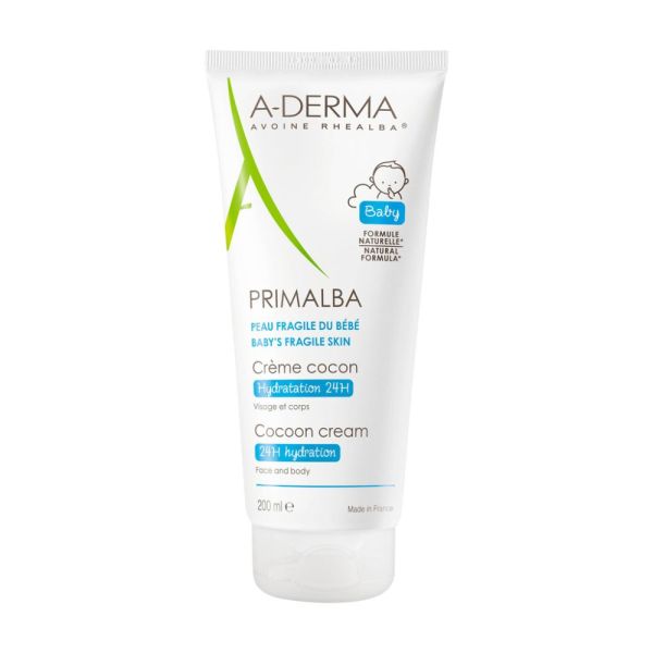 Primalba Crème douceur cocon bébé hydratation 24h 200 ml