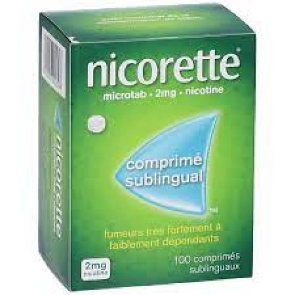 Nicorette Microtab 2mg - 100 Comprimés