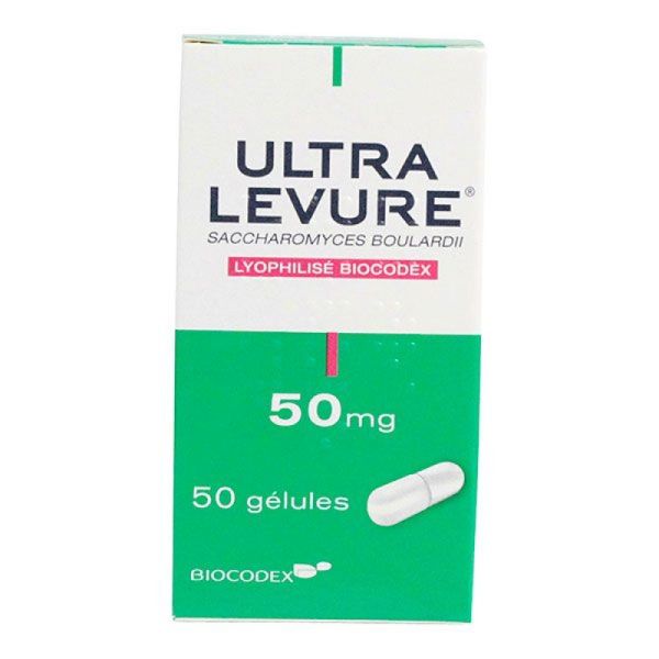 Ultra Levure Biocodex 50mg 50 gélules