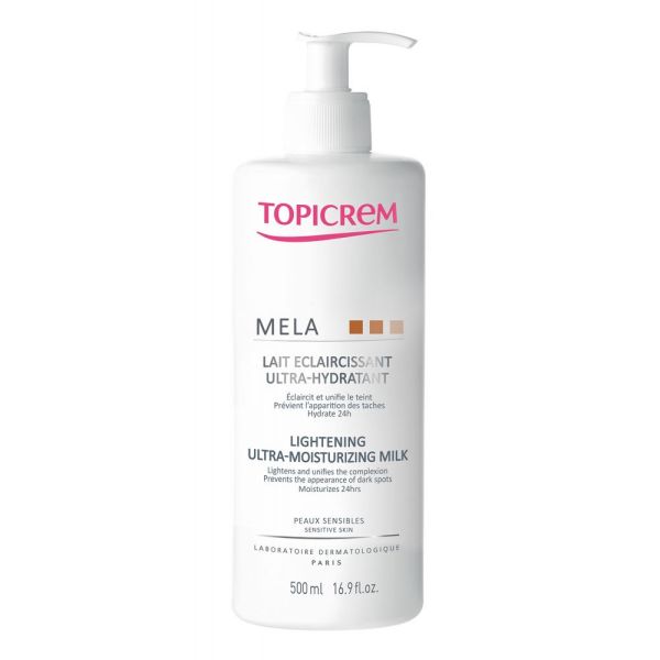 Topicrem Mela Lait Eclaircissant Ultra-hydratant Flacon x 500ml