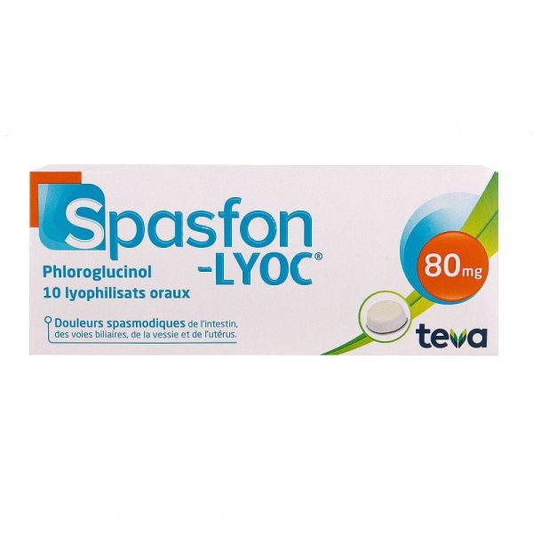 Spasfon lyoc 80mg 10 lyophilisats oraux