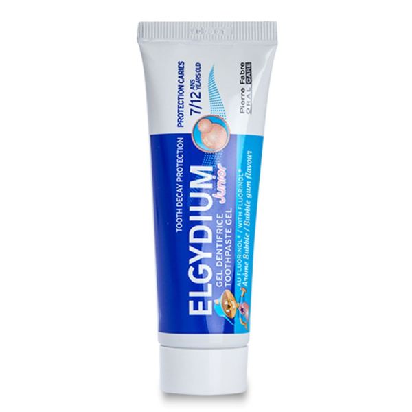 ELGYDIUM Junior Bubble 7/12 ans - dentifrice enfant 50 ml